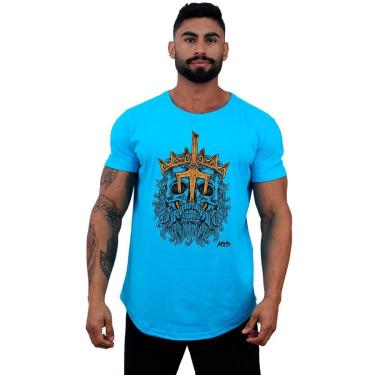 Imagem de Camiseta Longline Manga Curta MXD Conceito King Skull-Masculino