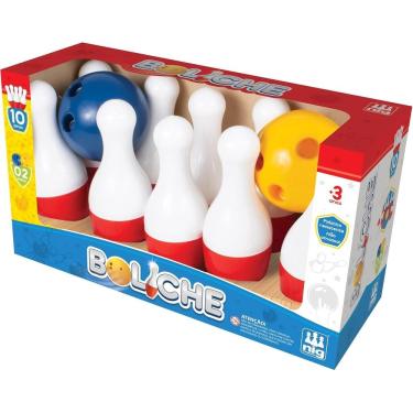 Imagem de Jogo De Boliche Com 10 Pinos E 2 Bolas - Nig 0328