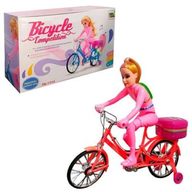 Imagem de Brinquedo Boneca Ciclista Bicycle Competition - Toy King - Futuro Kids