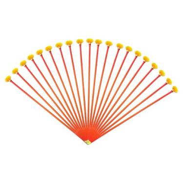 Imagem de ZGWANSUI Pacote com 20 flechas com ventosa, 16,9 polegadas/43 cm de substituição para arco de tiro com arco, flechas de brinquedo com ponta de borracha para prática ao alvo, jogo interno e externo