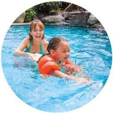 Imagem de Boia de Braço Infantil Nado Flutuador Liso para 3 A 6 Anos