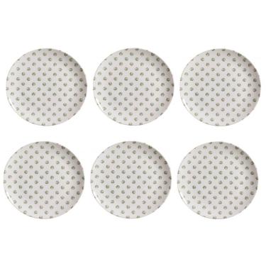 Imagem de Conjunto De Pratos Rasos 06 Peças Coup Grêta Porto Brasil