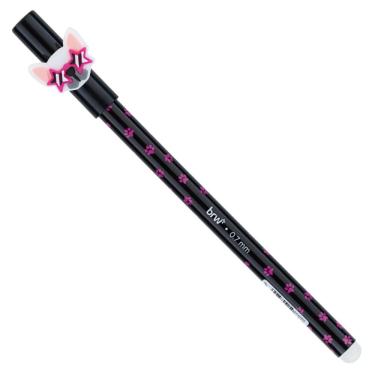 Imagem de Caneta Gel 0.7 Apagável Paws Best Friend Brw Preto