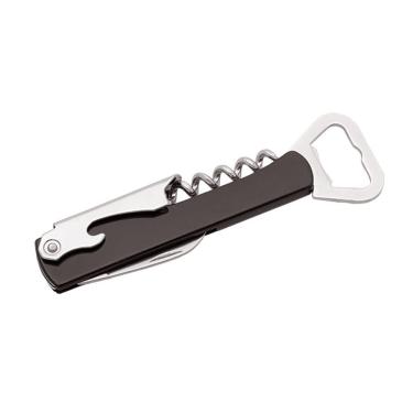 Imagem de Saca Rolhas E Abridor De Garrafas 13,5 Cm Inox Mimo Style