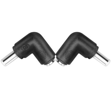 Imagem de Artilits 2 cabos de alimentação CC de 12 V 5,5 x 2,1 mm, 2,1 x 5,5 mm, adaptador de alimentação CC para câmera de segurança CCTV, DVR, sistema de vídeo de monitor retrovisor de carro, fita de LED