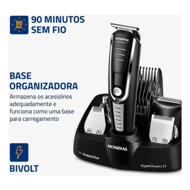 Imagem de Aparador de Pelos Mondial Super Groom 11 BG-05 Bivolt