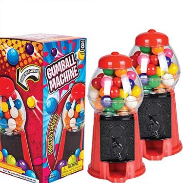 Imagem de The Dreidel Company Máquina De Chicletes Com Cofrinho E Moedas Para Crianças, Bolas Chiclete Não Incluídas, 6,5" (Pacote 2)