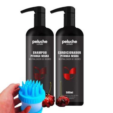 Imagem de Shampoo e Condicionador Eliminador de Odores Cachorro Peluche Pitanga 