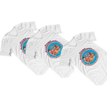 Imagem de Kit 3 Camisetas Família - Nerd Collection, P, Branco