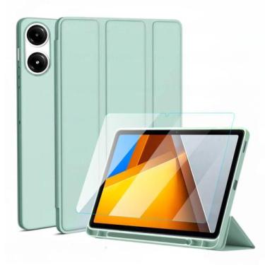 Imagem de Case Tpu Com Slot Caneta Xiaomi Poco Pad 12.1 + Película - Star Capas 