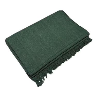 Imagem de Kit 2 Manta Para Sofá Protetor Gigante Grande Frio Cama Decorativa 2,20x1,60(Verde Musgo)