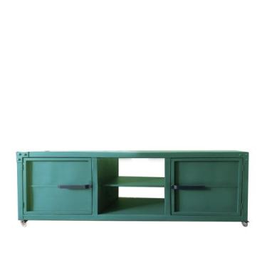 Imagem de Rack Para Tv Queens - Estilo Industrial Em Ferro - Seu Bento Mobilia, 