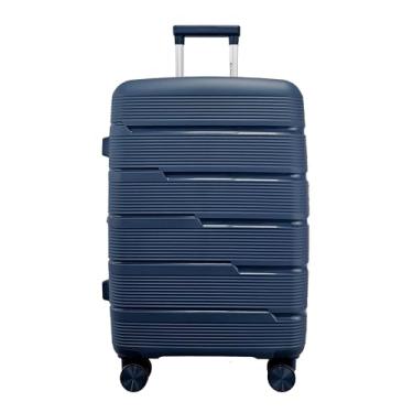 Imagem de Mala de Viagem Média 23kg em Polipropileno Cadeado TSA Rodas 360 Gladiador P2M (Azul)