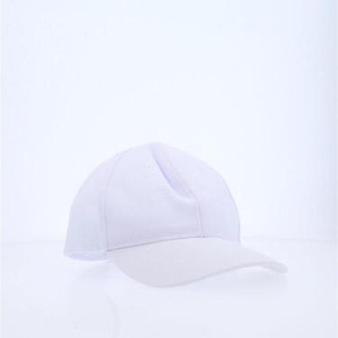 Imagem de Boné Liso Básico Unissex Aba Curva Ajuste Metal - BAUARTE, Branco