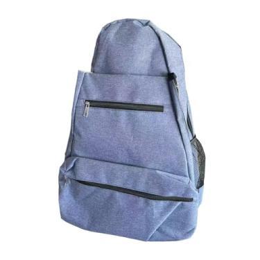 Imagem de Colaxi Bolsa de tênis, bolsa de tênis com compartimento para sapatos, mochila grande portátil multifuncional para badminton, de pickleball para mulheres e, Violeta Azul