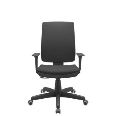 Imagem de Cadeira Office Brizza Soft Aero Preto RelaxPlax Base Standard 120cm - 