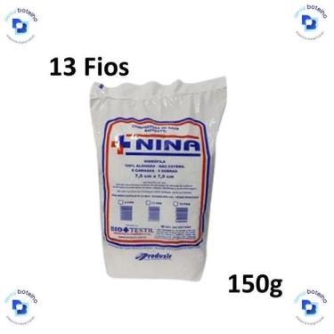 Imagem de Compressa de Gaze 13 Fios Não Estéril Nina - Biotextil