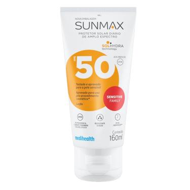 Imagem de Protetor Solar Sunmax Sensitive FPS 50 Loção 160ml
