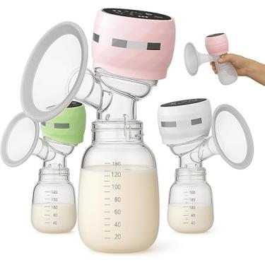 Imagem de Bomba Tira-Leite Materno Elétrica Portátil - 9 Níveis de Sucção, Sistema Silencioso, Ergonômica e Livre de BPA