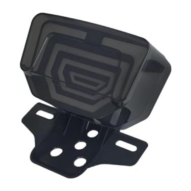 Imagem de JicSuXi Luz traseira para motocicleta, seta, luz traseira com suporte para placa, lanterna para CD CG TMX125, peça de atualização, componente