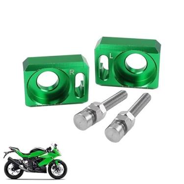 Imagem de LINGQI RACING Bloco de eixo traseiro Dirt Bike, ajustador de tensor de corrente CNC para Surron Su-ron Light Bee Talaria Sting MX3 MX4 XXX X3 KT 200 DUKE 65 SX 690 ENDURO 690 SMC R 1292 Super