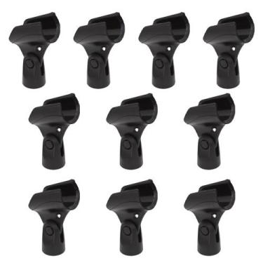 Imagem de Kit 10 Suportes Cachimbo Para Microfone Com Fio B19A Onyx