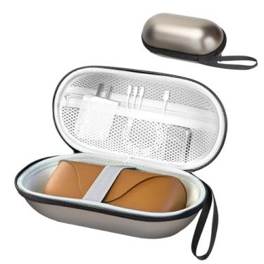 Imagem de Estojo rígido inteligente compatível com Ray-Ban Meta Wayfarer, Skyler, modelos Headliner – Estojo de transporte de viagem para caixa de carregamento e acessórios (prata)