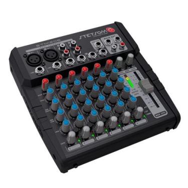 Imagem de Mesa De Som Stetsom Stm1206 6 Canais 12 Entradas Som Automotivo 12v ST