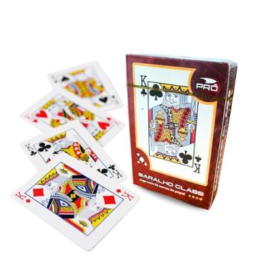 Imagem de Baralho Clássico com 52 Cartas – Jogo de Cartas em Papel Resistente – Truco, Pôquer, Buraco, Paciência – Ideal para Viagem e Lazer