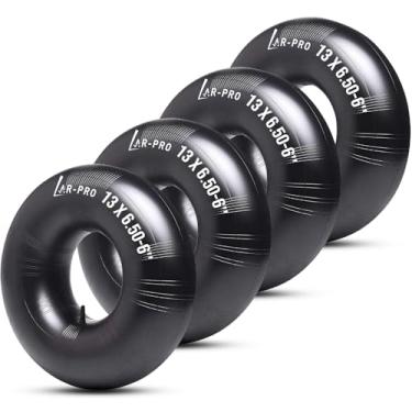 Imagem de AR-PRO Tubo interno resistente 13x6,50-6 com haste de válvula reta TR-13 - Universal para Razor Dirt Quad, ATV, carrinho de golfe, cortador de grama, trator, reboque, sopradores de neve, carrinhos de