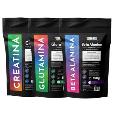 Imagem de Creatina - L-Glutamina - Beta-Alanina | 150g | vitaease (150g, Sem sabor)