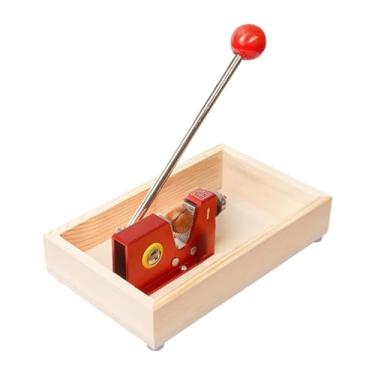 Imagem de Ioensy Abridor de macadâmia, abridor de castanhas, cortador de castanhas, ferramenta de cozinha, ferramenta de abertura de nozes, descascador de nozes, Caixa de Madeira Vermelha