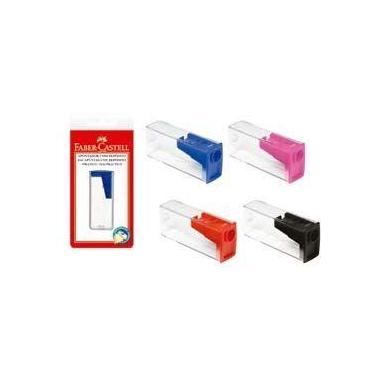 Imagem de APONTADOR FABER Com DEPOSITO SM - Faber-Castell, Vermelho