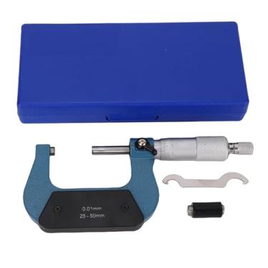 Imagem de YWBL-WH Micrômetro, Bigorna de Carboneto de Tungstênio para Ferramenta de Maquinista, Conjunto de Medição de Dimensão Externa Precisa Com Caixa de Armazenamento, Micrômetro de Graduação