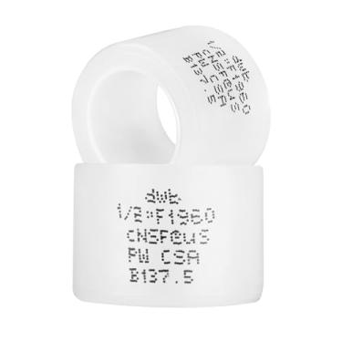 Imagem de Pacote com 100 anéis de expansão Pex HeSun 1/2 polegada, manga de expansão para conexões e tubos PEX-A, ASTM F1960 (EXP-RING005)