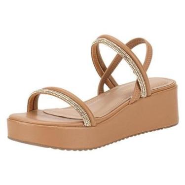 Imagem de Sandália Feminina Anabela Via Marte 167008-Feminino