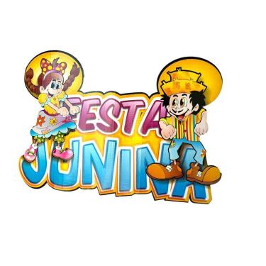 Imagem de Painel Decorar Festa Junina Painel Caipira Grande 70X50Cm