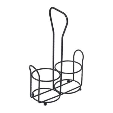 Imagem de IEUDNS Prateleira para armário de temperos, metal, independente, expositor de utensílios domésticos, organizador de alimentos enlatados, organizador de, Preto