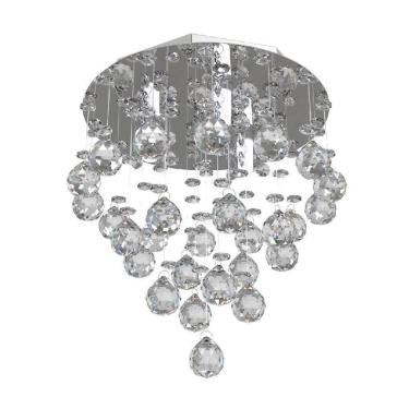 Imagem de Lustre De Cristal  23Cm  Lavabo Hall Entrada Sacada