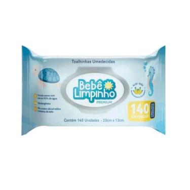 Imagem de Bebê Limpinho Premium Toalhas Umedecidas C/140