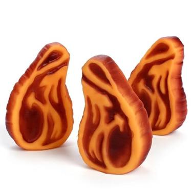 Imagem de FOMIYES Brinquedo resistente à mastigação para cães com som de bife para cães de estimação, gatos, diversão estridente