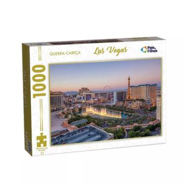Imagem de Quebra cabeça Las Vegas 1000 peças - Puzzle QC Pais e filhos