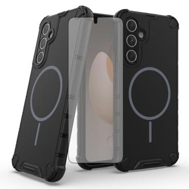 Imagem de Asuwish Capa de telefone para Samsung Galaxy A54 5G capa magnética com protetor de tela de vidro temperado e acessórios de celular de proteção híbrida robusta A545G A 54 54A 4G G5 SM A546U mulheres