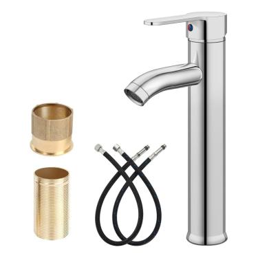 Imagem de Torneira Misturador Banheiro Inox P/ Pia Cuba Cromado Fc-118