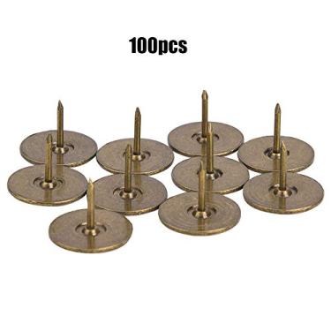 Imagem de Yinhing Pinos de Ferro, Pinos de Placa de Cortiça, Acessórios de Móveis, Alfinetes de Desenho, Materiais de Arte para Escritório e Casa (Diâmetro 19mm*Comprimento total 15mm)