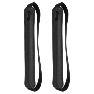 Imagem de PATIKIL 2 peças de suporte de caneta para tablet, capa universal retrátil para caneta, estojo elástico, bolso para lápis, bolsa protetora para tablet, notebook, preto