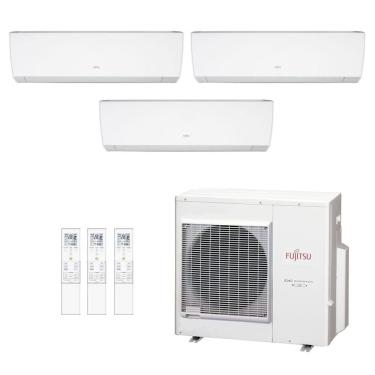 Imagem de Ar-Condicionado Multi Split Inverter Fujitsu 35.000 (3x Evap HW 12.000) Quente/Frio 220V