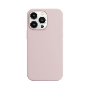 Imagem de Capinha Celular iPhone 13 Pro Max Silicone Aveludado - GCM, Rosa Areia