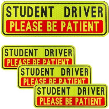 Imagem de Conjunto magnético Student Driver BFXM Please Be Patient x4