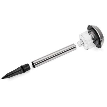 Imagem de Kit 2 Luminária Solar Luz De Led Jardim Inox Acrílico - Gici Casa